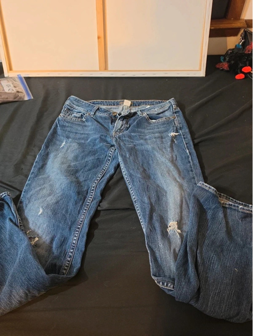 Silver jeans